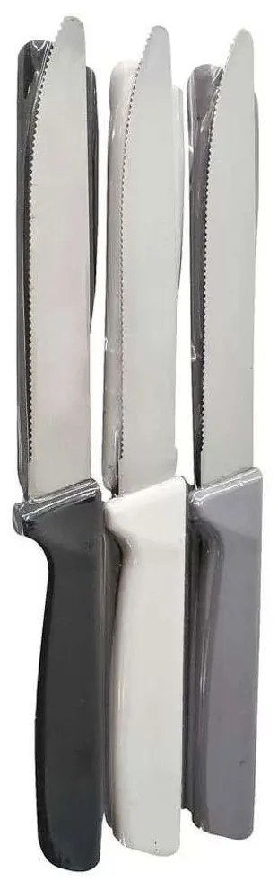 Μαχαίρια (Σετ 6Τμχ.) Με Πλαστική Λαβή 804160 21cm Multi Ankor Stainless Steel