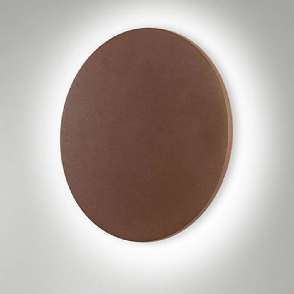 Φωτιστικό Τοίχου Zon 6544-22-284 12W 3000K 1356lm IP65 Corten Fabas Luce