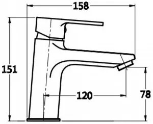 Μπαταρία νιπτήρος Ideal Vector