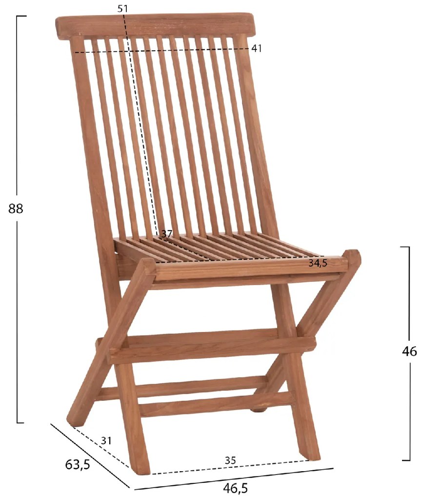 ΚΑΡΕΚΛΑ KENDALL HM18127 ΑΝΑΔΙΠΛΟΥΜΕΝΗ--ΞΥΛΟ ΤΕΑΚ ΣΕ ΦΥΣΙΚΟ 46,5x63,5x88Υεκ.