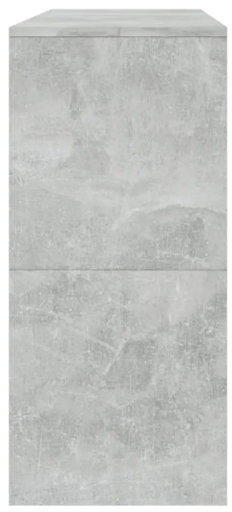 Τραπέζι Κονσόλα Γκρι Σκυροδέματος 100x35x76,5εκ από Μοριοσανίδα - Γκρι