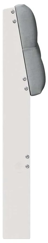 vidaXL Ταπετσαρισμένο κεφαλάρι Ανοιχτό γκρι 80 cm Στερεά ξυλεία πεύκου