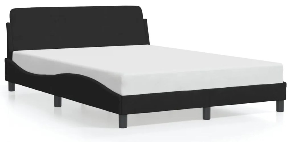 vidaXL Σκελετός Κρεβατιού Χωρίς Στρώμα Μαύρο 120x200 εκ. Βελούδινο