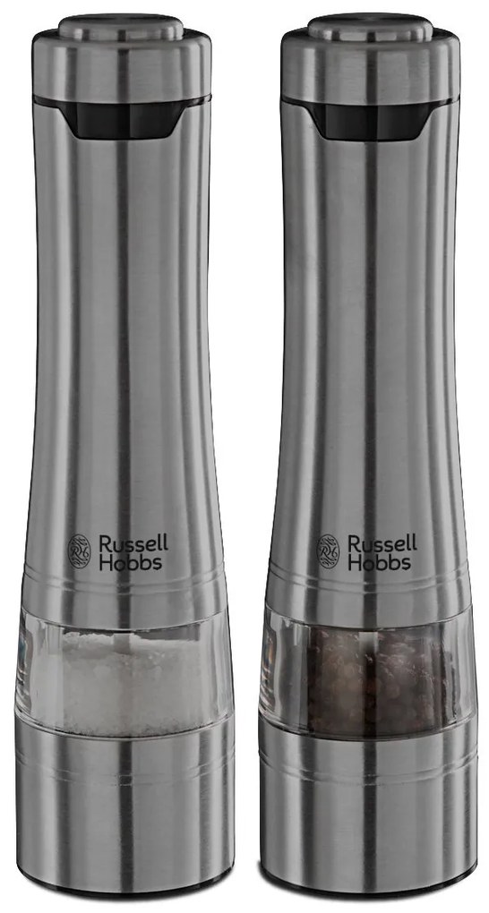 Russell Hobbs 23460-56 Classics Σετ Ηλεκτρικοί Μύλοι Μπαχαρικών Inox σε Ασημί Χρώμα 2τμχ