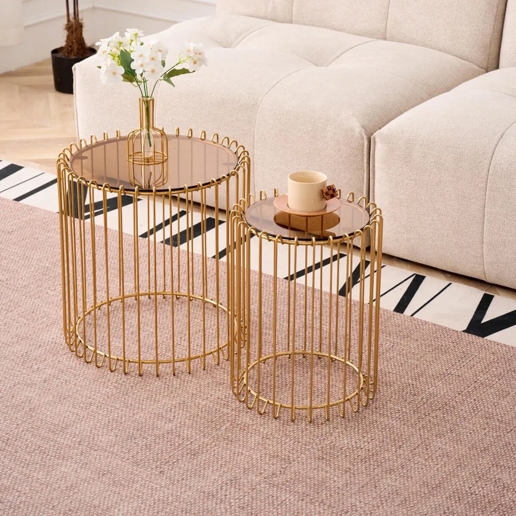 Τραπεζάκια σαλονιού Temporal Lite-Xruso