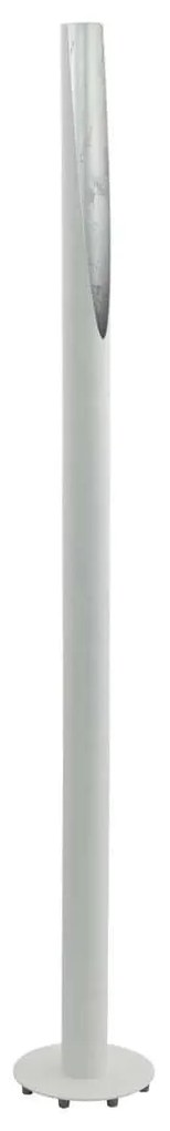 Φωτιστικό Δαπέδου Led 97582 White - Silver Barbotto Eglo Metal