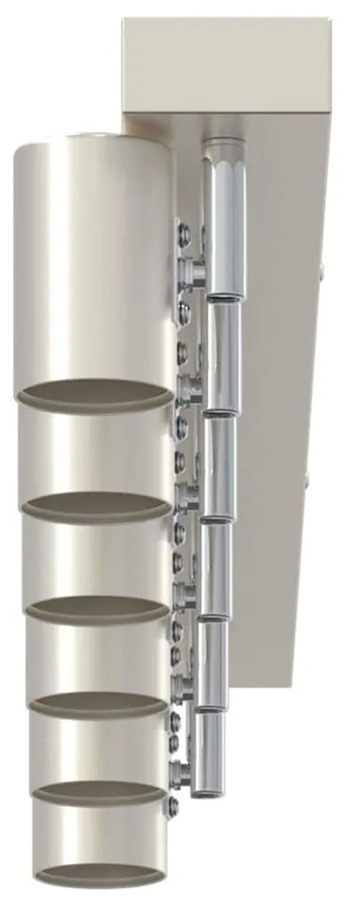 vidaXL Σποτ οροφής Βουρτσισμένο νικέλιο 73 x 6.5 x 11.5 εκ Ατσάλι