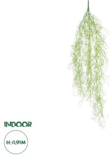 Artificial Garden HANGING AIR GRASS 20819 Τεχνητό Διακοσμητικό Κρεμαστό Φυτό Air Grass Μ22 x Π10 x Υ91cm Globostar 20819