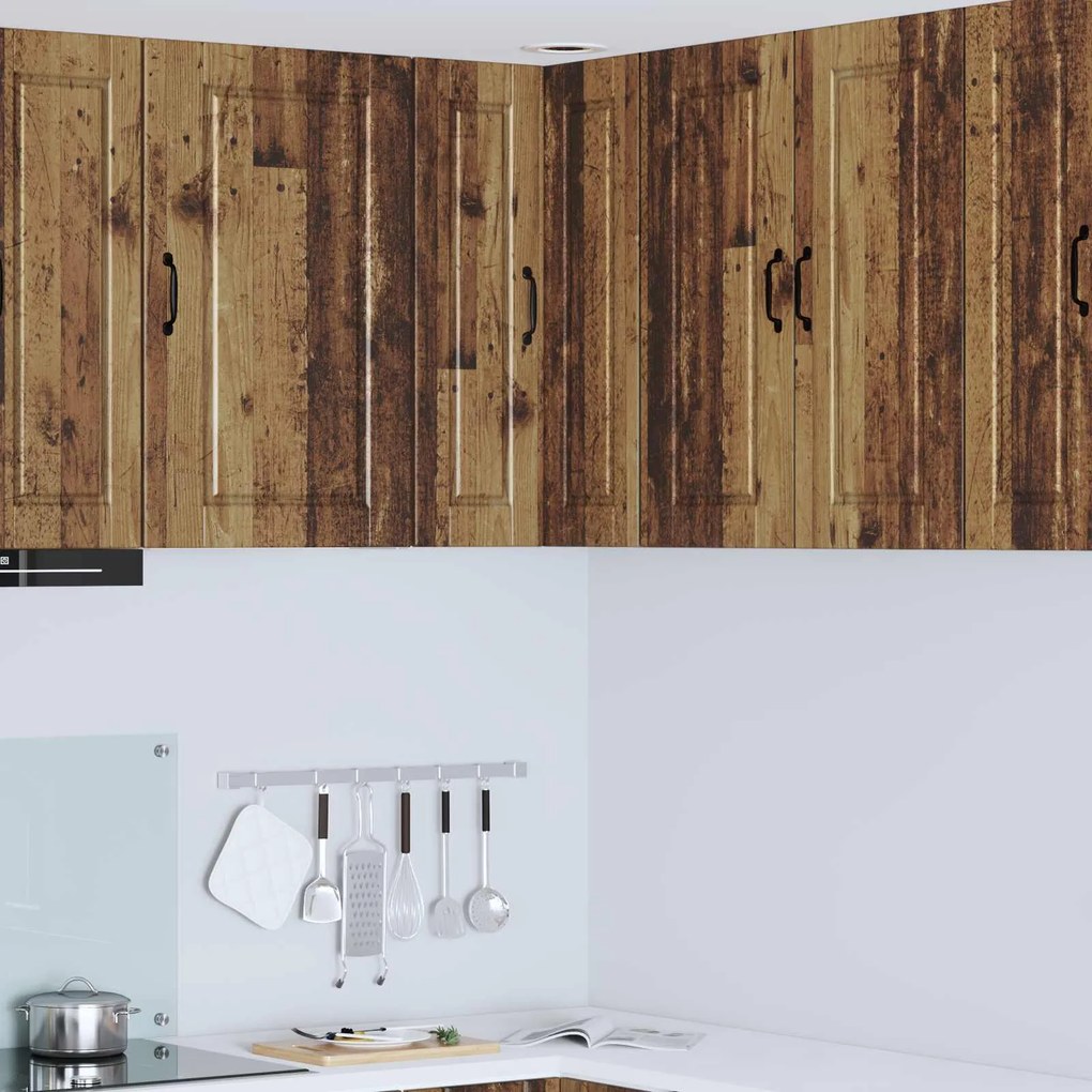 Ντουλάπα Κουζίνας με ράφι Επιτοίχιο Παλιό ξύλο 57 x 57 x 80 εκ.