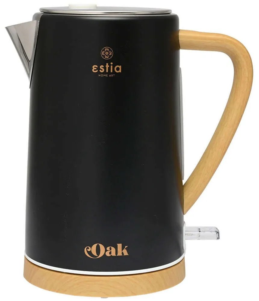 Βραστήρας Oak 06-18887 22x15,5x25cm 1,7lt 2200W Oak-Black Estia Stainless Steel