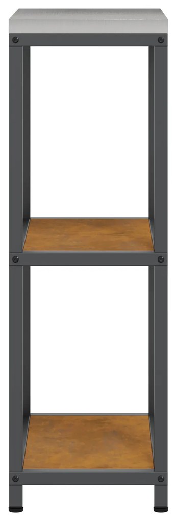 vidaXL Ράφι Αποθήκευσης Κουζίνας με ράφι Σκ rusty 60 x 50 x 92 εκ.