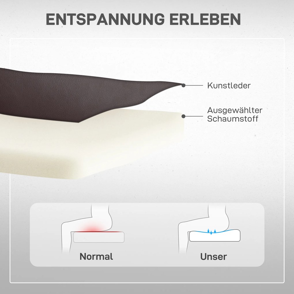 HOMCOM Πολυθρόνα Ανάκλισης, Πολυθρόνα Ανάκλισης με Βοήθεια Ανύψωσης, με Τηλεχειριστήριο, Βάση Ποτηριού, Ρυθμιζόμενη Πλάτη, Καφέ
