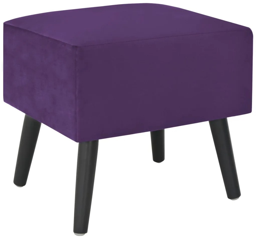 vidaXL Κομοδίνα 2 τεμ. Σκούρο Μοβ 40 x 35 x 40 εκ. Βελούδινα