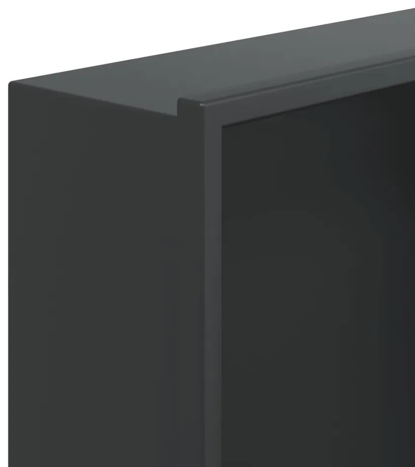 Εσοχή Ντους Βουρστ. Μαύρο Ματ 32x62x9 εκ. Αν. Ατσάλι - Μαύρο