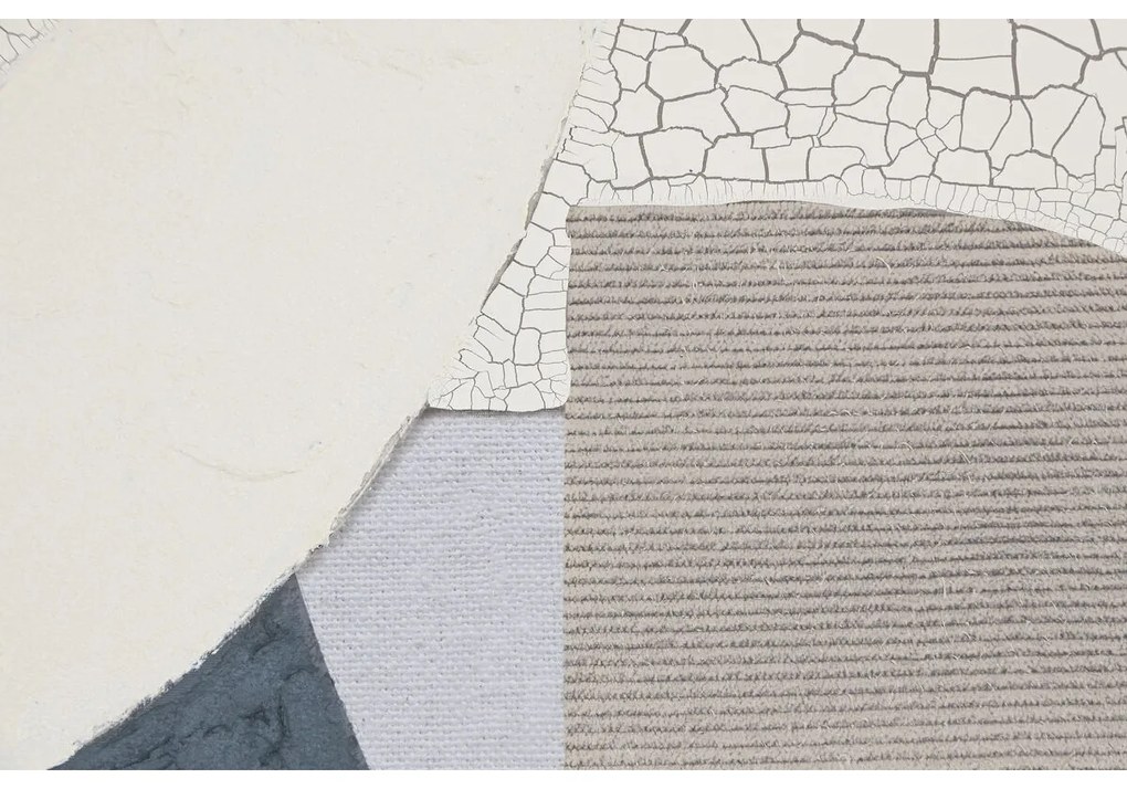 Καμβάς Home ESPRIT Μπλε Γκρι Αφηρημένο Urban (x2)