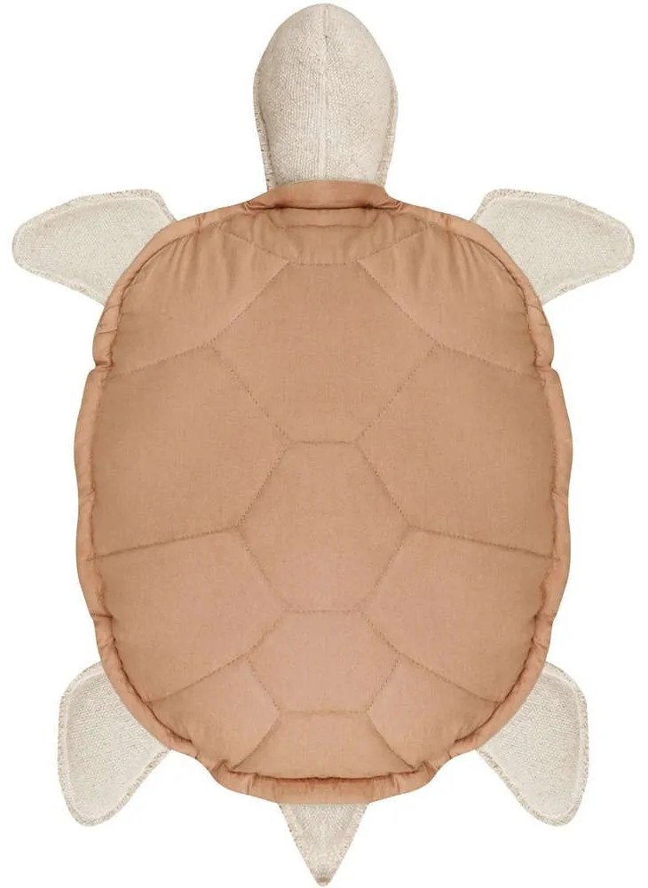 Μαξιλάρι Χελώνα LOR-SC-TURTLE 30x45cm Beige-Brown Lorena Canals 30Χ45 Βαμβάκι-Πολυέστερ