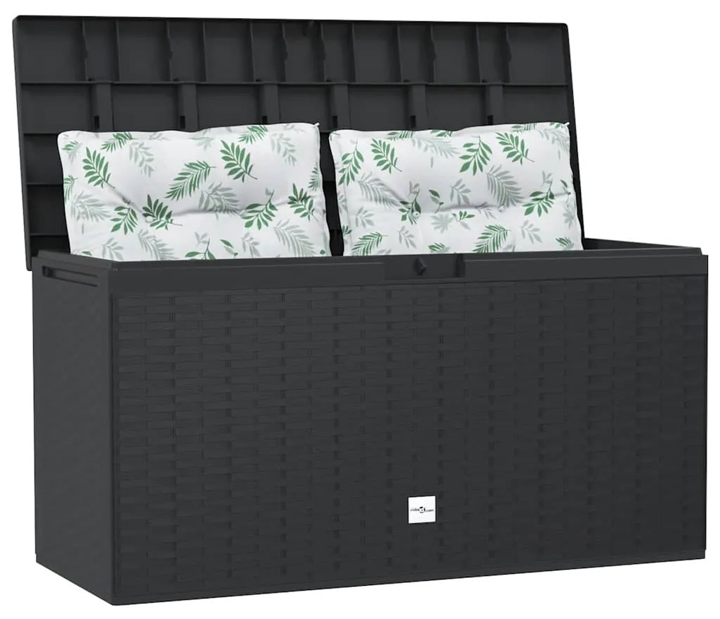 vidaXL Μπαούλο Αποθήκευσης Κήπου Ανθρακί 114 x 47 x 60 εκ.