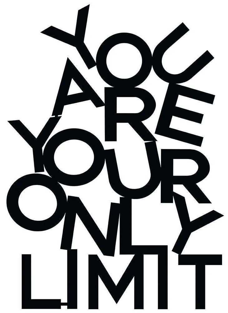 Διακοσμητικό Τοίχου limit 279ENZ1791 37x52cm Black Wallity Μέταλλο