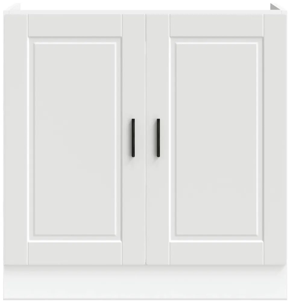 vidaXL Ντουλάπι βάσης νεροχύτη Porto Λευκό 80x46x81,5 cm