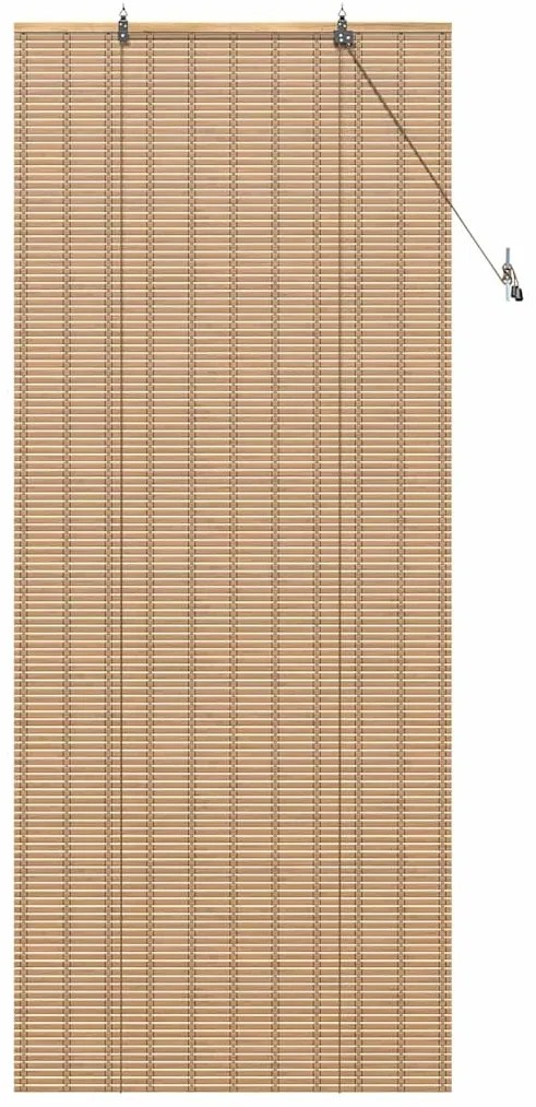 vidaXL Ρόλερ Άλλο Ανοιχτό καφέ 90 x 220 cm Μπαμπού