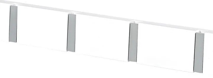 Estia 02-18382 Κρεμάστρα Τοίχου Ξύλινη 4 Θέσεων, 40x1.8x5.5cm