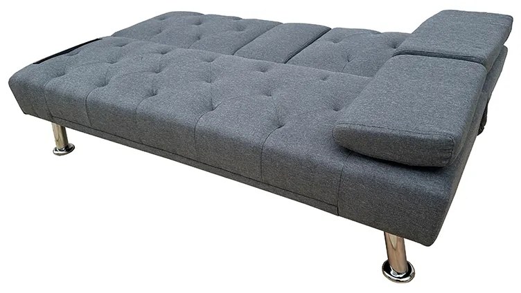 REST GREY ΥΦΑΣΜΑ ΚΑΝΑΠΕΣ-ΚΡΕΒΑΤΙ 168X88εκ.