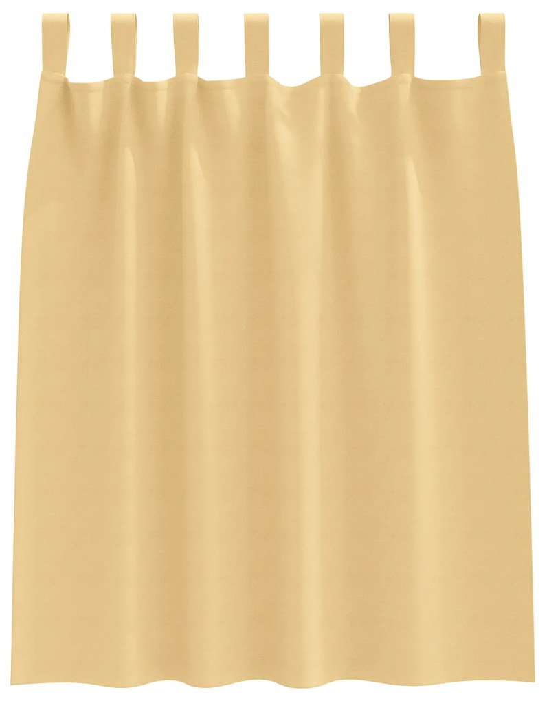 vidaXL Κουρτίνες συσκότισης 2 pcs Μπεζ 140 x 140 cm Πολυεστέρας