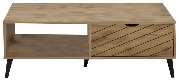 Τραπέζι σαλονιού Thelma pakoworld sonoma μελαμίνης 120x60x41.6εκ - 049-000098
