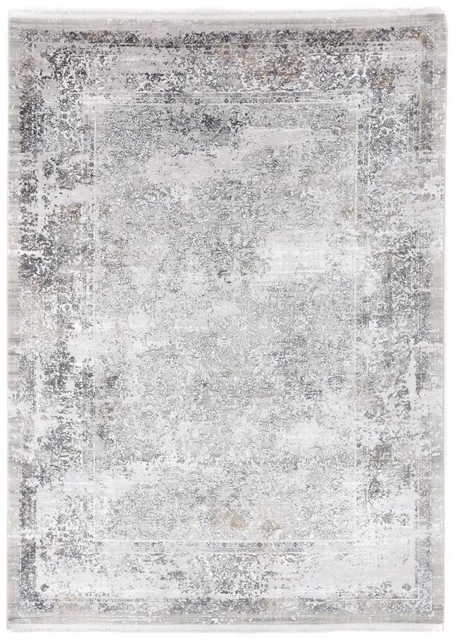 Χειμερινό χαλί μοντέρνο Bamboo Silk 5987A Grey Anthracite 200 x 300