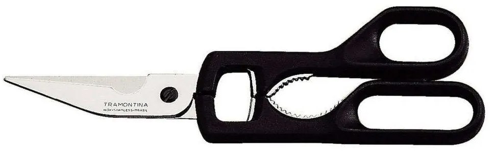 Ψαλίδι Μαγειρικής Πολλαπλών Χρήσεων SuperCort TR25920109 Inox-Black Tramontina Stainless Steel