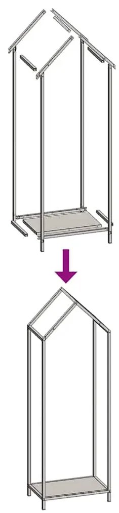 ΡΑΦΙ ΓΙΑ ΚΑΥΣΟΞΥΛΑ ΑΝΘΡΑΚΙ 40X25X120 CM ΑΤΣΑΛΙ ΨΥΧΡΗΣ ΕΛΑΣΗΣ 864301