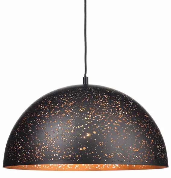Φωτιστικό Οροφής Μονόφωτο Aca Planetario V363381PBG Black Matt