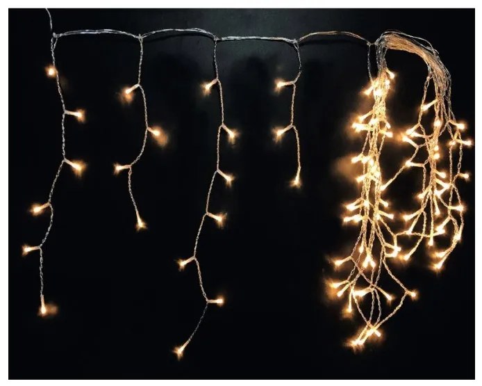 Λαμπάκια 100 LED Γιρλάντα με Πρόγραμμα και Σταθερά Διάφανο Καλώδιο Θερμό Φως IP44 30-0011009 Lumen-30-0011009-Διάφανο 30-0011009
