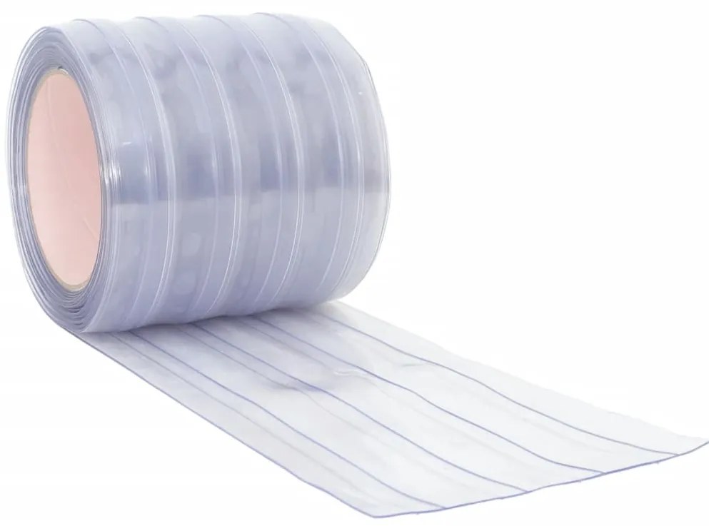 vidaXL Λωριδοκουρτίνα Διαφανής 25 μ. 200 χιλ. x 1,6 χιλ. από PVC
