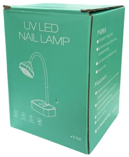 Mini Led Φορητή Λάμπα Πολυμερισμού με Οθόνη &amp; Αισθητήρα 27W LCH-019 - Mini desk LED UV lamp