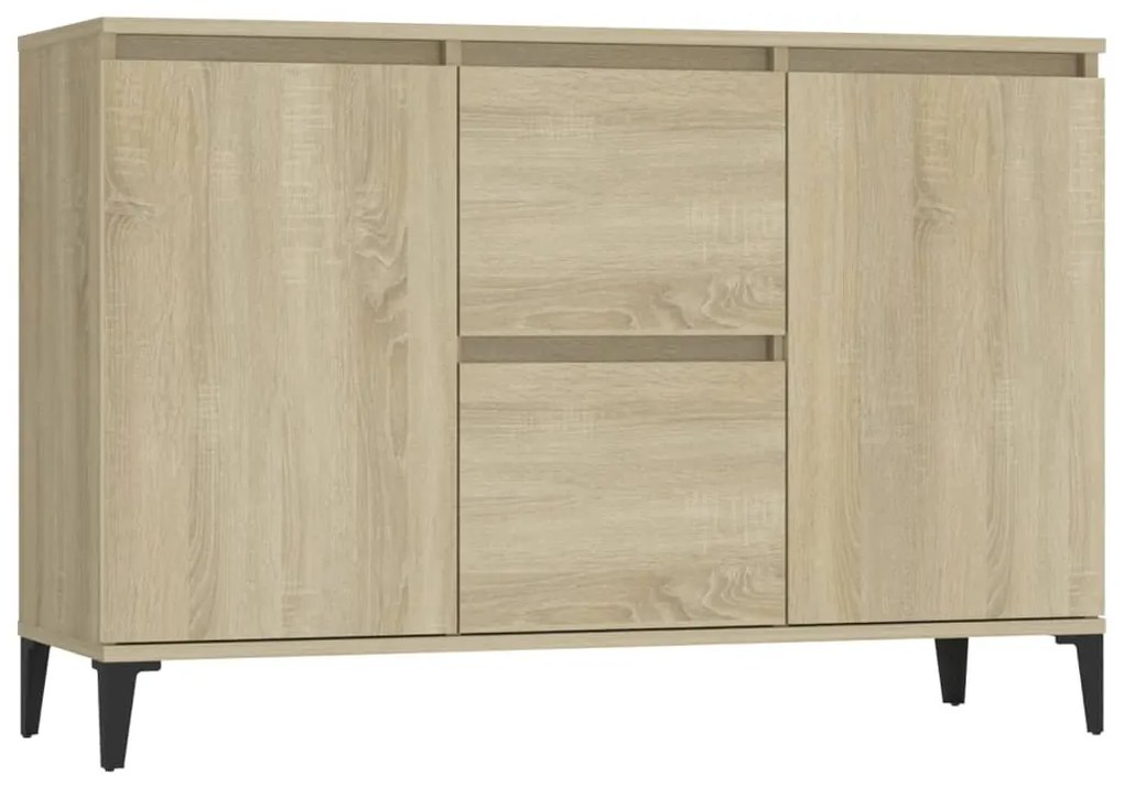 vidaXL Μπουφές Sonoma Δρυς 102 x 35 x 70 εκ. από Επεξεργασμένο Ξύλο
