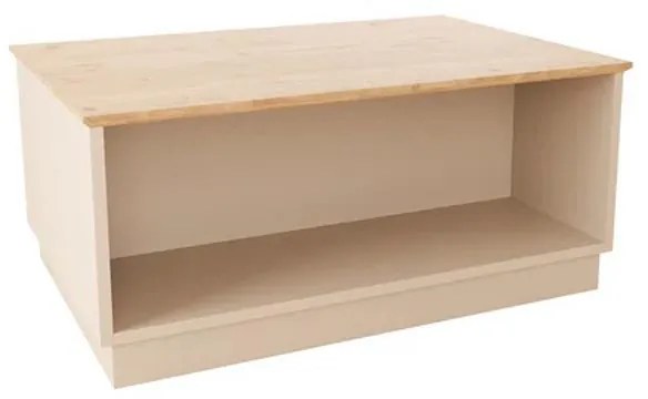Τραπεζάκι σαλονιού Monik oak - ανοιχτό γκρι 90x56x40 εκ. 90x56x40 εκ.