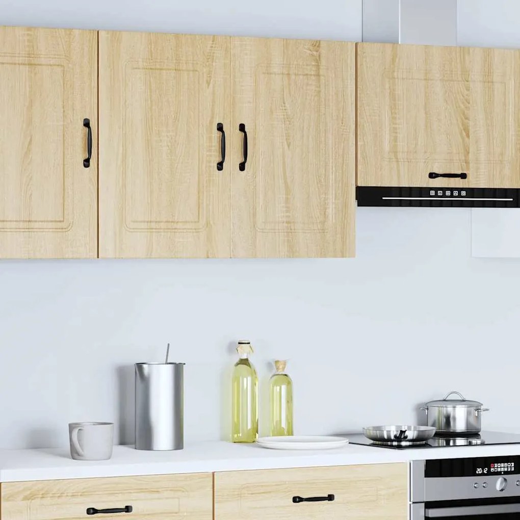 ντουλάπι τοίχου κουζίνας "Kalmar" Sonoma Oak Engineered Wood - Καφέ
