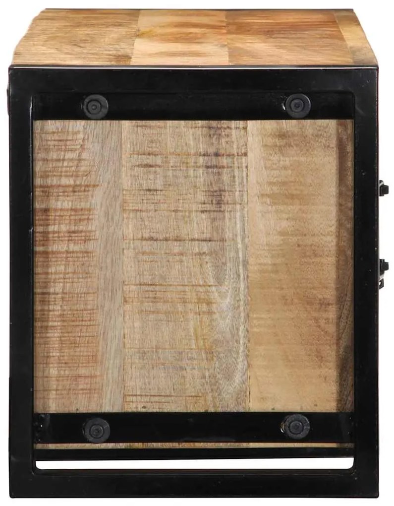 ντουλάπι τηλεόρασης vidaXL 100x30x35 cm Στερεό ακατέργαστο ξύλο Mango