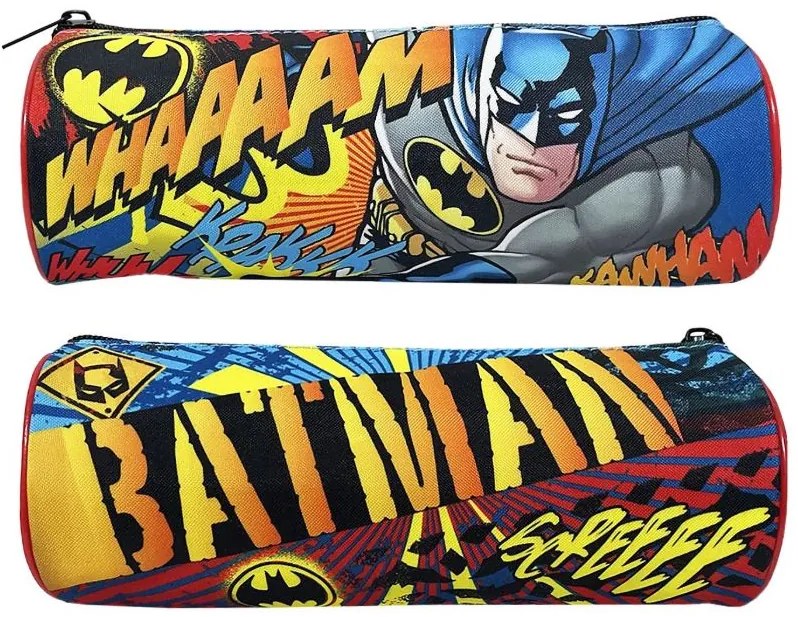 Κασετίνα Βαρελάκι Batman 23x8εκ. Warner Bros 50-3123
