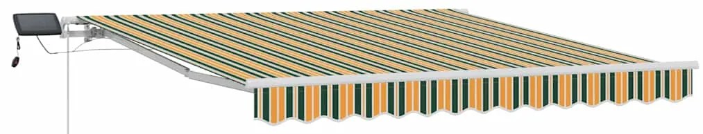 vidaXL Σκηνίτσα Αναδιπλούμενη with 300 x 250 εκ Πράσινο και κίτρινο
