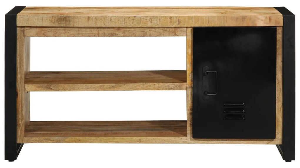 vidaXL Παγκάκι Παπουτσιών 100x40x50 εκ. Μασίφ Ξύλο Μάνγκο