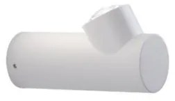 Απλίκα Φωτιστικό Τοίχου LED 7W 3000K IP54 Φ4,5 Vox Viokef 4293500 Λευκό