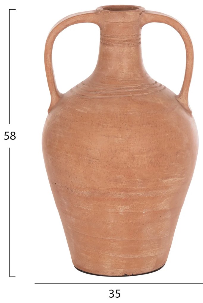 ΔΙΑΚΟΣΜΗΤΙΚΟΣ ΑΜΦΟΡΕΑΣ FEAX HM4676.08L ΤΕΡΑΚΟΤΑ ΣΕ ΦΥΣΙΚΟ--35x35x58Υεκ.