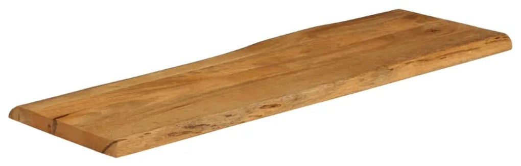 vidaXL Επιφάνεια Τραπεζιού 110x40x3,8 εκ. Live Edge Μασίφ Ξύλο Μάνγκο