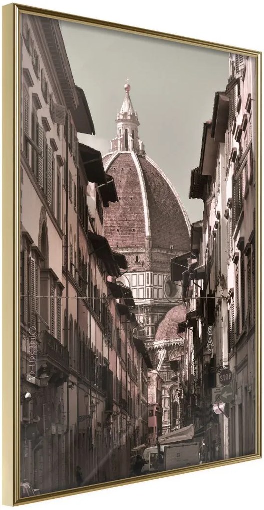 Αφίσα - Cathedral Dome - 40x60 - Χρυσό - Χωρίς πασπαρτού