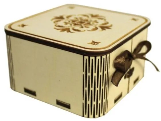 Intra απο ξύλο plywood 3mm-4mm πάχος - Εξατομικευμένο μικρό ξύλινο κουτί δώρου Δίασταση 30x30 cm Intraeaxys-6o3yey37