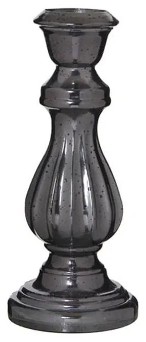 Κηροπήγιο Cello 02.1024325 40cm Silver Glass