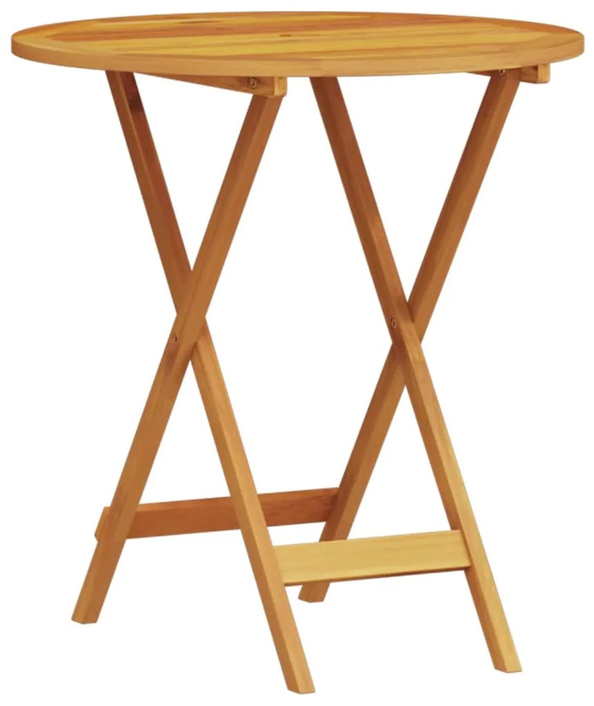 vidaXL Φορητό Σετ Μπιζερί 3 pcs Καφέ Μασίφ ξύλο ακακίας