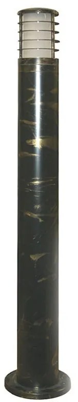 Adeleq Κολώνα Αλουμινίου Με Σκίαστρο Φ90mm H100cm Ντουί Ε27 Πατίνα 9-7113379